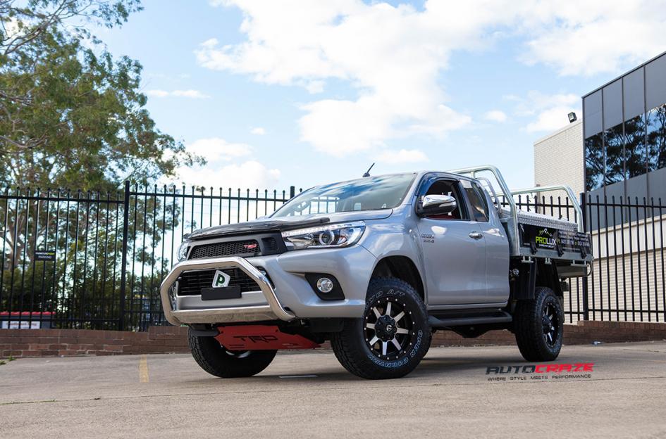 TOYOTA HILUX N80 4WD MAVERICK BLACK MACHINED FACE